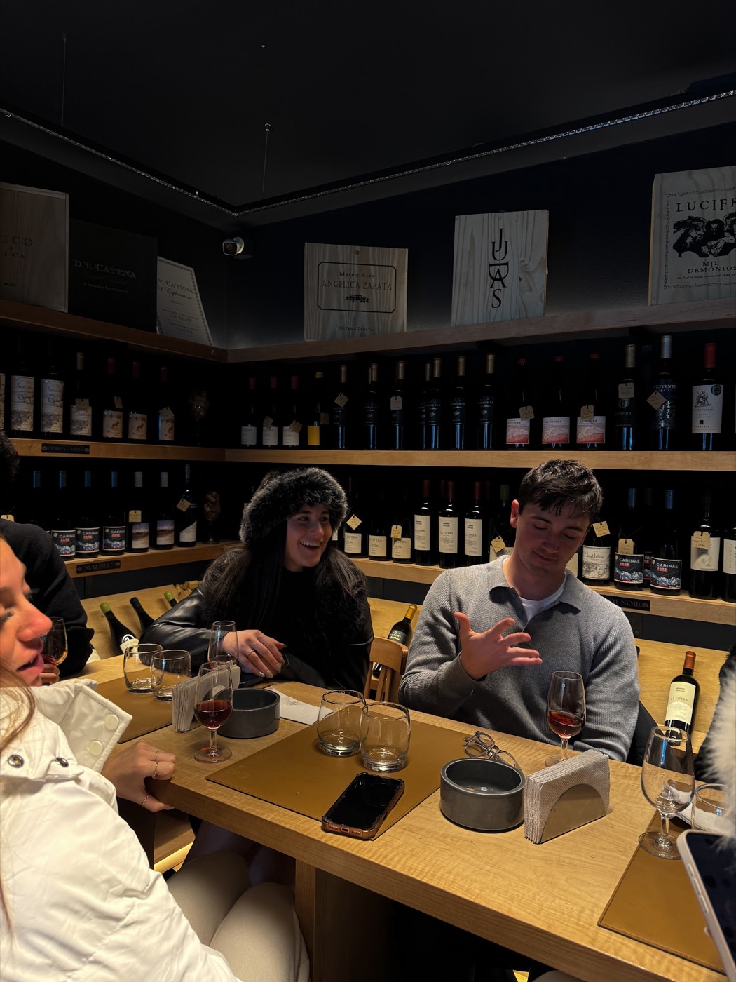 Degustación en una cava
