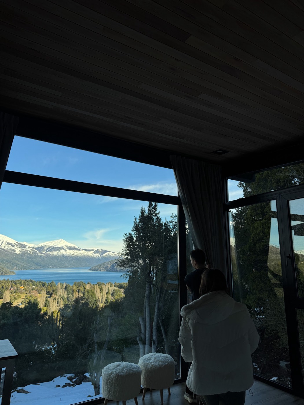 Vista al lago desde la casa